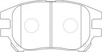 NIBK, Brake Pad, A-678WK, PN1481, AKEBONO