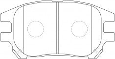 NIBK, Brake Pad, A-678WK, PN1481, AKEBONO