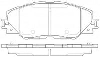 ผ้าเบรค NIBK, ACT1211, PN1530, AKEBONO (016862)