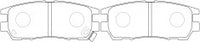 NIBK, Brake Pad, A-366WK, PN3280, AKEBONO