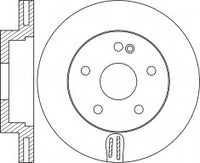 จานโรเตอร์, NIBK, A 000 421 25 12, RN1978V, MERCEDES-BENZ (017887)