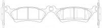 NIBK, Brake Pad, D1602, PN0710, BENDIX