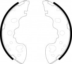 NIBK, Brake Shoes, NN3585, FN3426, AKEBONO
