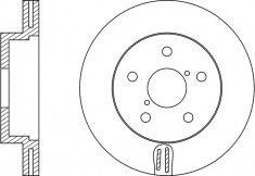 Rotor Disc, NIBK, 561666B, RN1091V, BENDIX (018752)