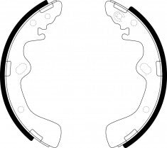 NIBK, Brake Shoes, NN-3552, FN3375, AKEBONO