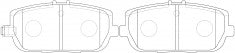 NIBK, Brake Pad, AN-730WK, PN5813, AKEBONO