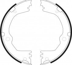NIBK, Brake Shoes, S1042-1704, FN0691, FMSI