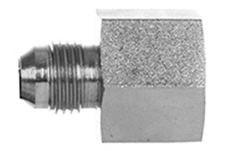 2406-14-10 - 7/8" JIC (1 3/16"-12 เธรด) ตัวเมีย x 5/8" JIC (7/8"-14 เธรด) ข้อต่อไฮดรอลิกตัวผู้ (080401)