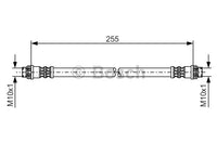 สายเบรค BOSCH 4806.E3, 1 987 432 007, CITROEN (020786)
