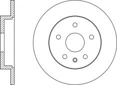 Rotor Disc, NIBK, 13502135, RN34002, CHEVROLET (016826)