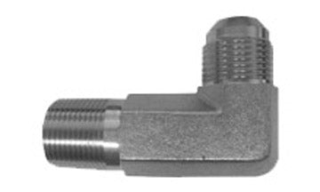2501L-16-16 - 90 Elbow, 1" JIC (1 5/16"-12 thread) x 1" NPTF Male, Long hydraulic fittings (080487)