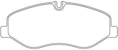 NIBK, Brake Pad, A 447 420 00 20, PN0653, MERCEDES-BENZ