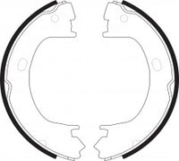 NIBK, Brake Shoes, 04741 772, FN11154, CHRYSLER