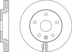 Rotor Disc, NIBK, 13502044, RN34001V, CHEVROLET (016798)