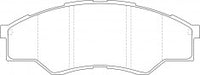 NIBK, Brake Pad, AN-548KT, PN1801, AKEBONO