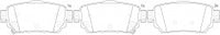 NIBK, Brake Pad, DB2278, PN2806, BENDIX
