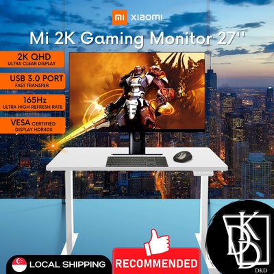 [SG STOCK] Xiaomi Redmi Flat Display 27" Gaming Monitor | QHD | 165 Hz Refresh Rate | Adaptive Sync | Vertical Monitor