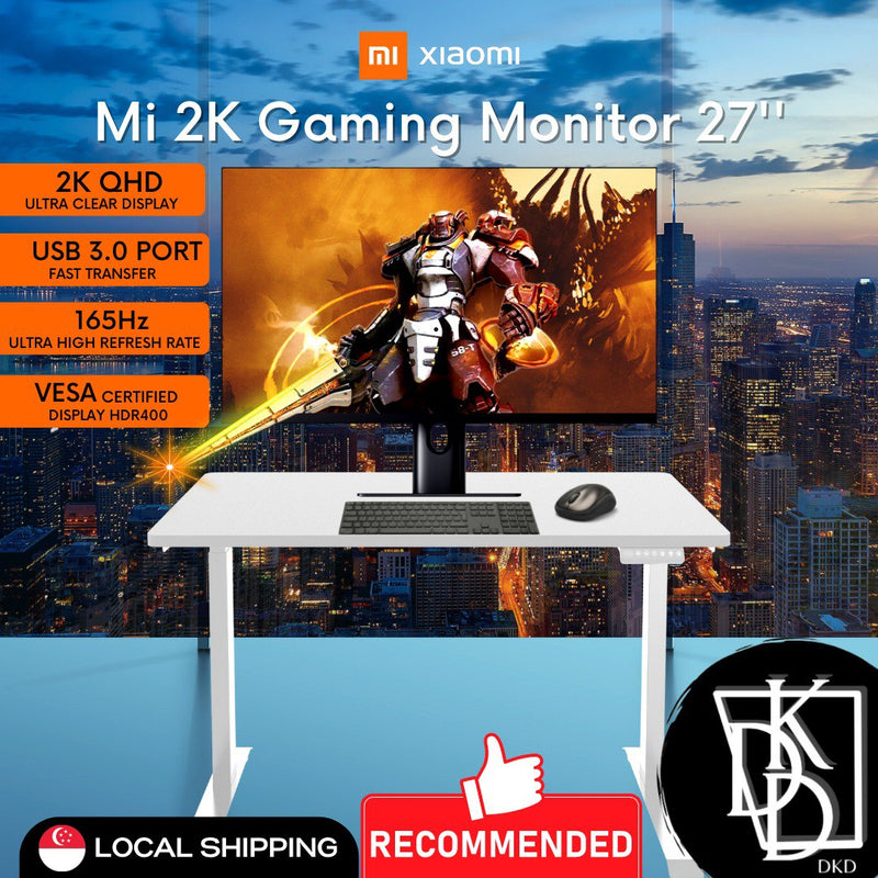 [SG STOCK] Xiaomi Redmi Flat Display 27" Gaming Monitor | QHD | 165 Hz Refresh Rate | Adaptive Sync | Vertical Monitor