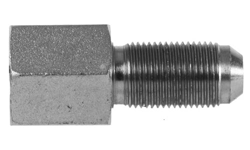 2705-08-08 - 1/2" NPTF ตัวเมีย x 1/2" JIC (3/4"-16 เธรด) อุปกรณ์ไฮดรอลิกกั้น (080720)