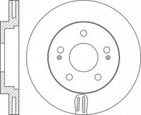 จานโรเตอร์, NIBK, 562285B, RN1252V, BENDIX (018174)