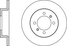 Rotor Disc, NIBK, 4615A132, RN1987, MITSUBISHI (018279)