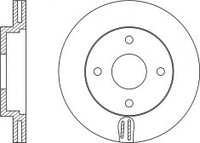 Rotor Disc, NIBK, 561678B, RN1046V, BENDIX (017326)