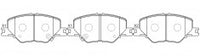 NIBK, Brake Pad, 511448, PN0887, BENDIX