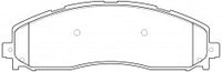 NIBK, Brake Pad, D1691-8918, PN0744, FMSI