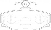NIBK, Brake Pad, 571418B, PN0260, BENDIX EUR