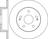 Rotor Disc, NIBK, 4840134100, RN1957, SSANGYONG (018706)