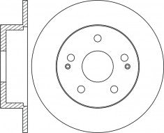 Rotor Disc, NIBK, 4840134100, RN1957, SSANGYONG (018706)