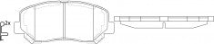 NIBK, Brake Pad, AN-783WK, PN25000, AKEBONO