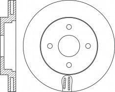 Rotor Disc, NIBK, 40206-1HA0A, RN1887V, NISSAN (017150)