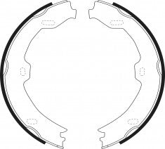 NIBK, Brake Shoes, S874, FN0657, FMSI