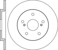 จานโรเตอร์, NIBK, 42431-12290, RN1949, TOYOTA (018870)