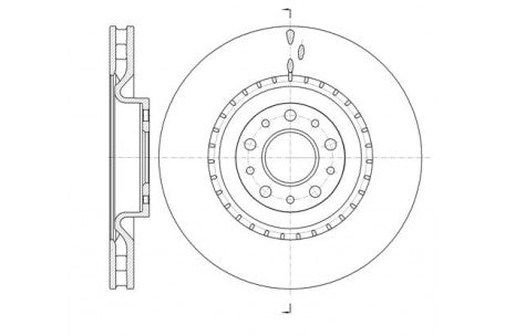 Rotor Disc, REMSA, 51854567, 61458.10, FIAT (060150)