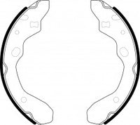 NIBK, Brake Shoes, N3562, FN3385, AKEBONO
