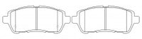 NIBK, Brake Pad, AN-7019K, PN5562, AKEBONO