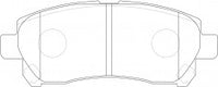 NIBK, Brake Pad, DB1460, PN1832, BENDIX