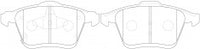ผ้าเบรค NIBK, D1186-8304, PN5802, FMSI (017970)
