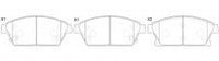 NIBK, Brake Pad, DB2268, PN0757, BENDIX AUS