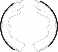 NIBK, Brake Shoes, NR-2049, FN1170, AKEBONO