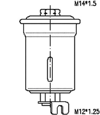 ဓာတ်ဆီ Filter (INJECTOR &amp; CARBURETOR), JS, 043-0970, FS6061, TOYOTA (035786)