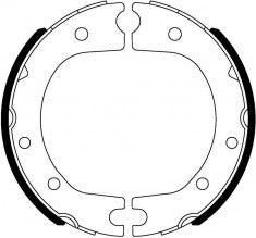 ยางเบรก NIBK, 46530-36020-000, FN0019, DAIHATSU (018872)