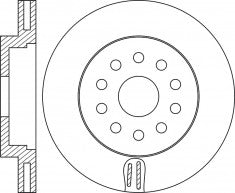 Rotor Disc, NIBK, 562175B, RN1971V, BENDIX (009711)