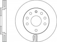 Rotor Disc, NIBK, 562070B, RN1112V, BENDIX (018561)