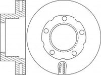 จานโรเตอร์, NIBK, 8-98001-343-0, RN2046V, ISUZU (017583)
