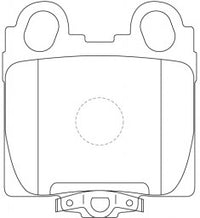 ผ้าเบรค NIBK, A-489WK, PN1421, AKEBONO (018832)