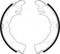 NIBK, Brake Shoes, NN-5032, FN0037, AKEBONO