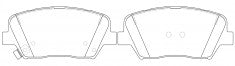 NIBK, Brake Pad, D1815-8549, PN0799, FMSI